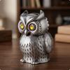 Owl Savings Bank Decorative Piggy Artistic for Shelf, Desk