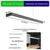 LED Square Tube Pendant Light for Office, Supermarket, Barber Shop