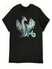 Ocean Dragon T-Shirt Football T Shirt Funny T-Shirt Plus Size Clothes Unisex Workout Shirts