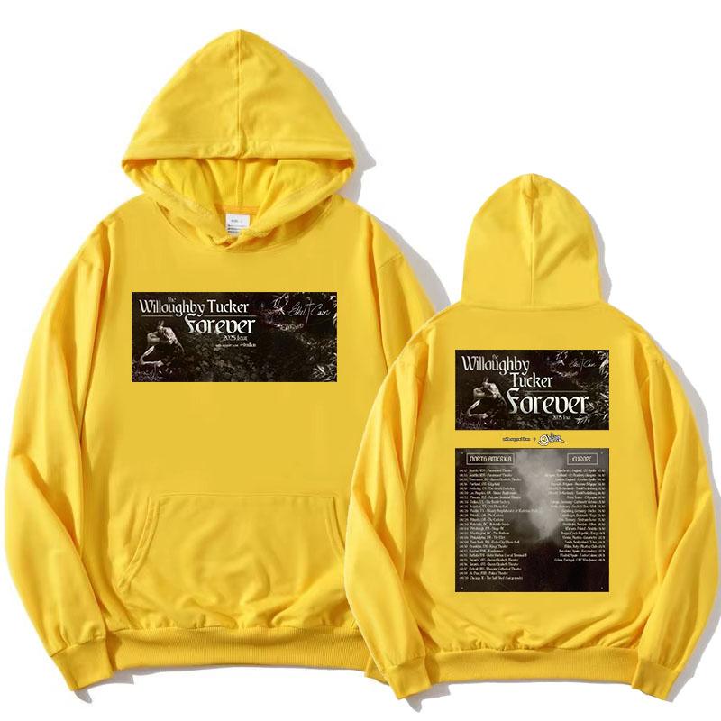 ETHEL CAIN Willoughby Tucker Forever Tour Mikiny Ležérní Fleecové Podzimní Teplé Mikiny Dlouhý Rukáv Dámské S Kapucí