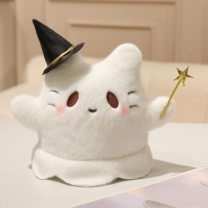 Halloween Geist Kürbis Plüschtier für festliche Dekoration und Süßes oder Saures