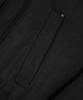 Trillion Suede Rivet Blouson Zip-Up Jacket (Black)