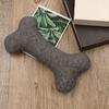 Giocattolo per Cani a Forma di Osso Morbido Riempito di Cotone Resistente al Morso con Suono Integrato Giocattolo Elastico da Masticare per Cani