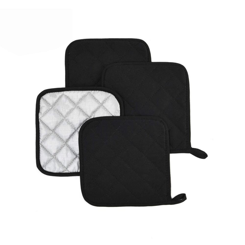 1/4pcs Cotton Machine Washable Heat-resistant Pot Rack, Heat Insulation Pad, Tripod, Kitchen for Cooking and Baking, Oven Rack