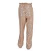 Gold Sequin Glitter Pants High Waist Long Pants Women Party Club Trouser Outfit Legged Casual Pants
