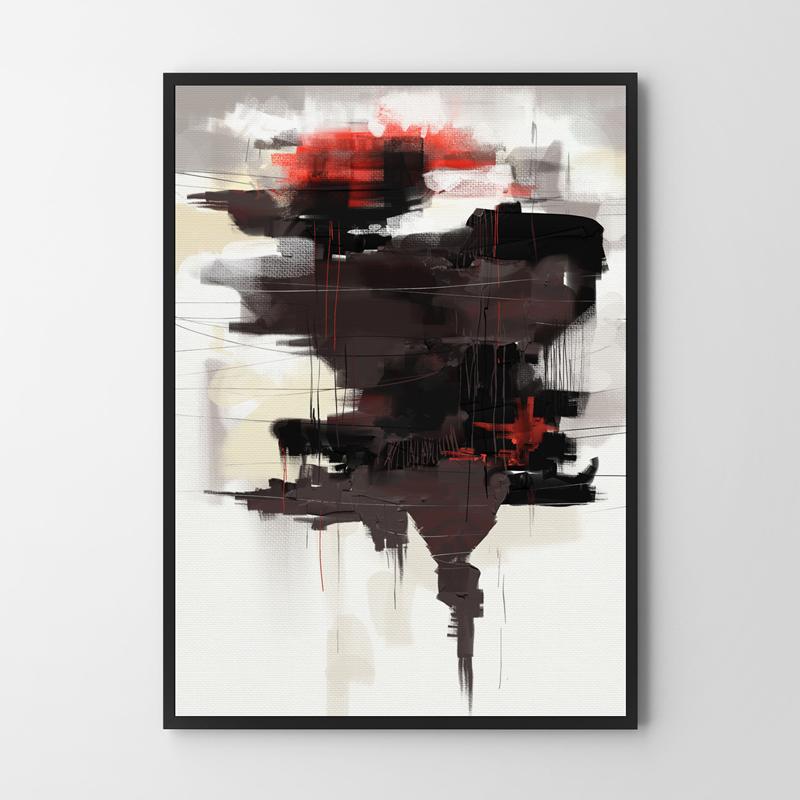 Poster Painting Abstraction Artistic Print