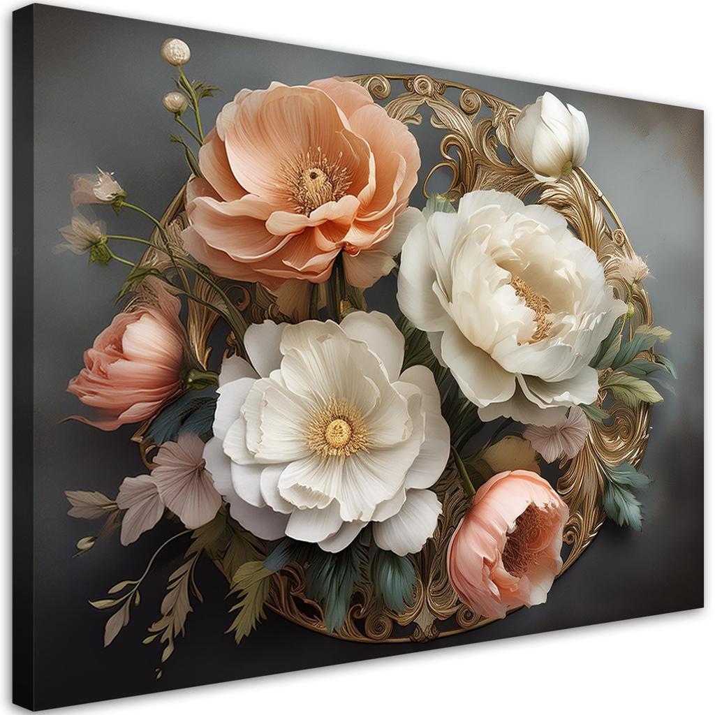 Canvas Print, Natural Glamour Flowers