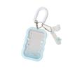Kpop Fashion Simple Photo Card Holder Cute Idol Photo Storage Card Bag Elastic Rope Pendant Cute Charm Accessory Gift