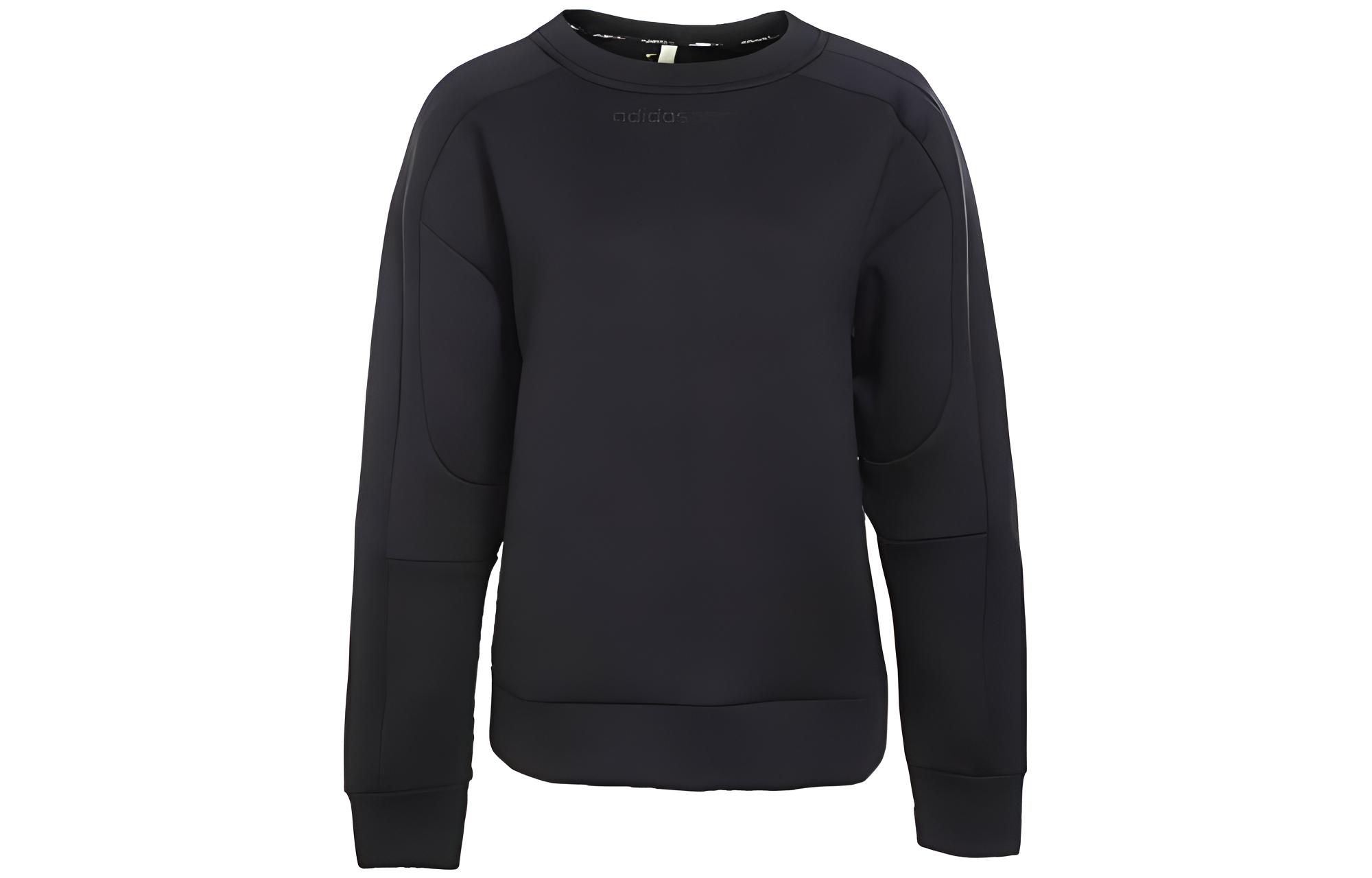 Adidas Neo Sweatshirts Women s Black Crew Neck Moderate Regular CD4083 M