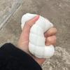 Mælkehvid Gitter Pude Squishy Legetøj, Blød Sæbe-Stil Klemme Fidget til Stresslindring