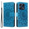 Leather Wallet Flip Case for Motorola Moto Edge 60 70 X70 Air G86 G56 G06 G67 Pro Fusion Power | Mandala Embossed Design