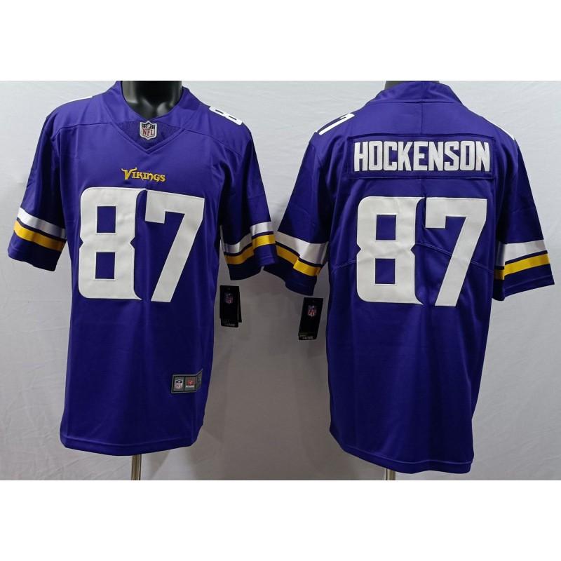 2026 NFL Minnesota Vikings Second Gen Embroidered Short Sleeve Jersey