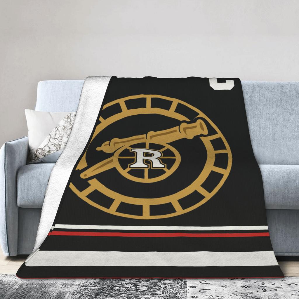 Heated Rivalry Hockey Jersey Blanket Plush Funny Warm Throw Blankets for Coverlet Winter