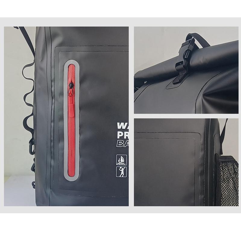 25L Wasserdichte Strandtasche für Outdoor-Reisen Wandern Radfahren Wasserdichter Motorradrucksack Trockentasche