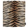 Realistic Tiger Skin Blankets Flannel Textile Decor Animal Print Skin Animal Portable Warm Throw Blankets for Bed Rug Piece King
