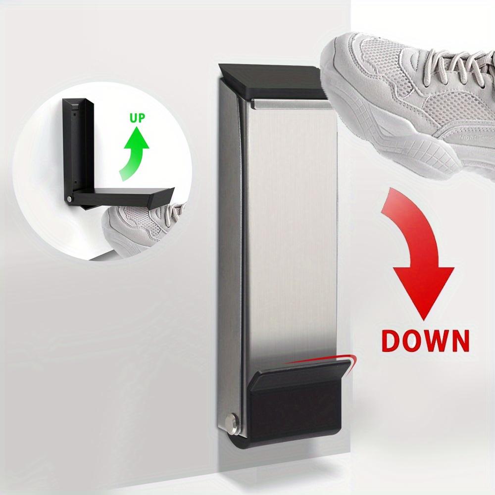 Adjustable metal door stopper for easy installation, windproof door seam stopper, durable door stopper for home and office use
