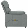 Exclusive House - Dark Grey Fabric Massage Armchair