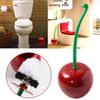 Lovely Cherry Shaped Toilet Brush Lavatory Cleaning Tool Bathroom Home Accessory