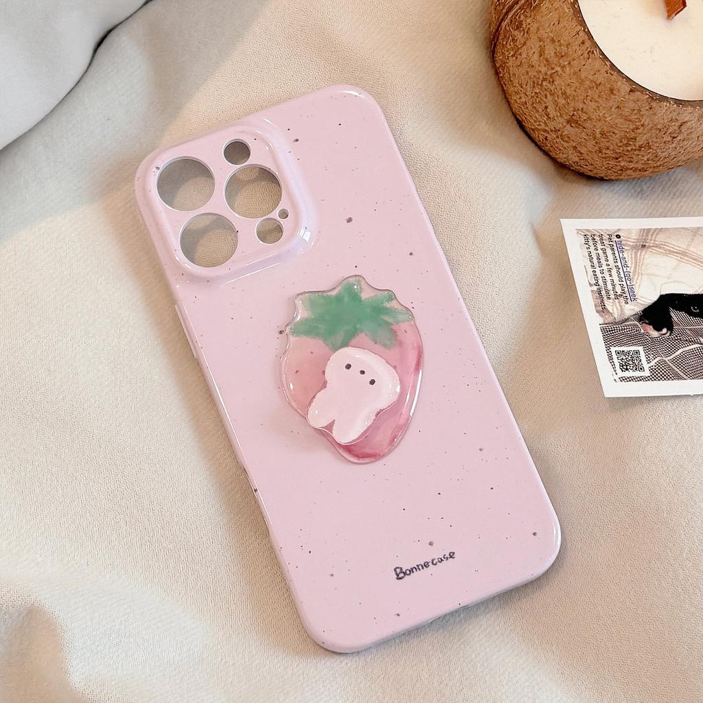 Rotating Cute Fruit Animals for IPhone17 Mobile Phone Case for Apple 14promax Film 13 All Inclusive 15