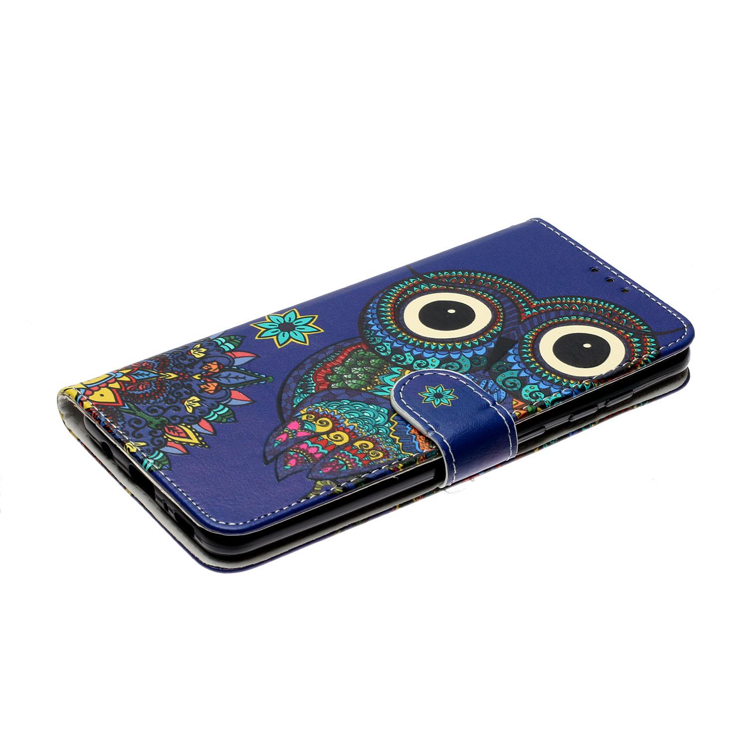 Grandoin Custodia Per Huawei P Smart 2020, Antiurto Flip Caso In PU Pelle Libro Portafoglio Slot Schede Chiusura Magnetica Custodia In Pelle Stampata 3D Cover Cassa Protettiva (Scoiattolo