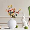 2PCS Easter Egg Tree Branch Artificial Easter Egg Twig Colorful Easter Egg Stem Easter Decoration Festival Party Home Vase Decor