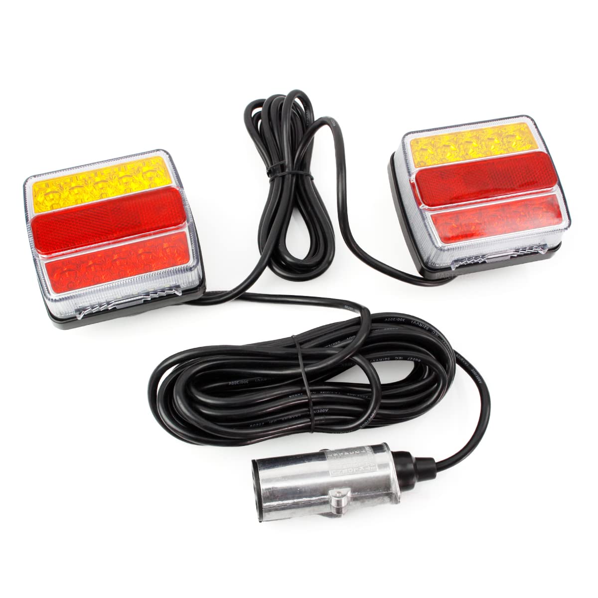 

МОЩНОСТЬ ДВИГАТЕЛЯ 12В Универсальный фаркопный элемент Светодиодные задние фонари и правый с магнитным поворотом Малый стоп-сигнал и номерной знак Японский стандарт JIS (Осталось