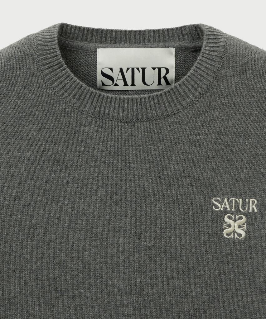 Seteo Lauren Classic Logo Knit Charcoal