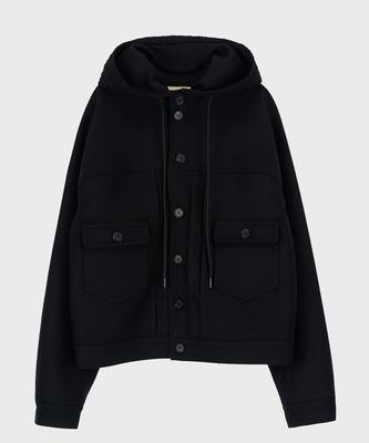 Pref Black Detachable Hooded Type Ii Jacket