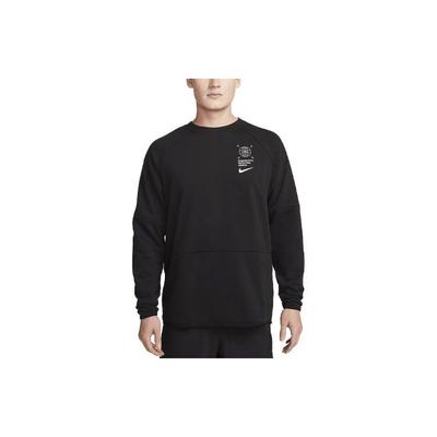 Dri FIT Logo Print Relaxed Sweatshirt Men Tops Black DV9827-010