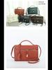 Women's High-Grade Retro Leather Underarm Lunch & Cosmetic Bag - 2025 Fashion Versatile Handheld Style