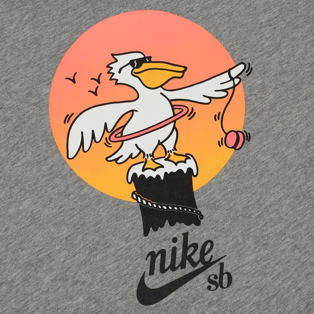 Nike SB Pelican Cotton Letter Print Crew Neck Short Sleeve T-Shirt Men tops 912350-063