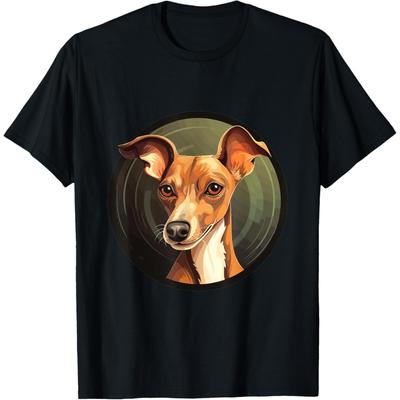 Italian Greyhound Dog Breed Wind Chime T-Shirt(2)