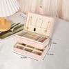 Double-Layer Jewelry Storage Box for Necklaces & Rings, Multifunctional Organizer for Earrings & Jewellery