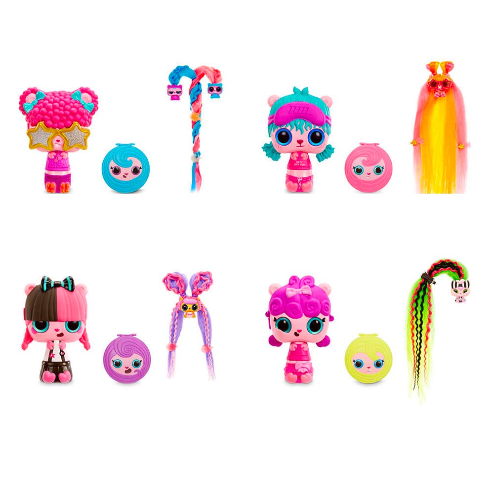 

Pop Pop Hair Surprise POP Питомец Длинные Расчесываемые Щетинки Май 4-Pack 3-в-1 (Стили различаются)