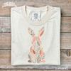 Floral Bunny Shirt Cottagecore Spring Tee Botanical Rabbit Gift For Women Nature Lover Comfort Colors T-shirt