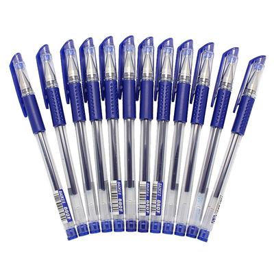 12 ks 0,5 mm modré/červené/čierne gélové atramentové perá Office Student Study
