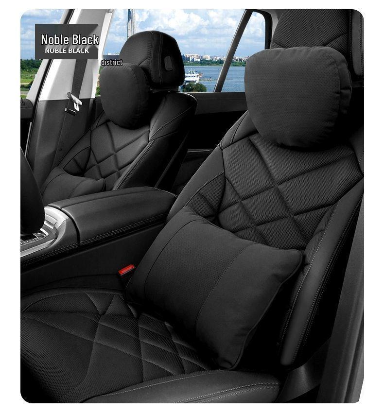 Breathable Lumbar Support Pillow for Mercedes S-Class, E-Class, Maybach Car Seats