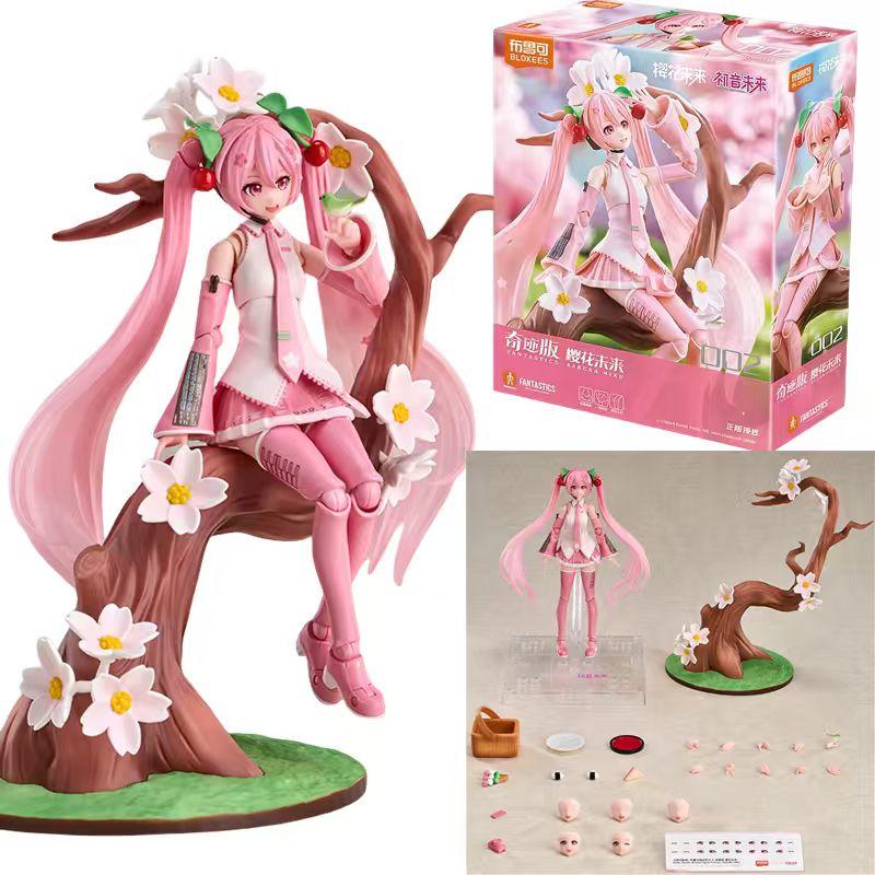 BLOKEES Oriģinālās Hatsune Miku Sakura Miku