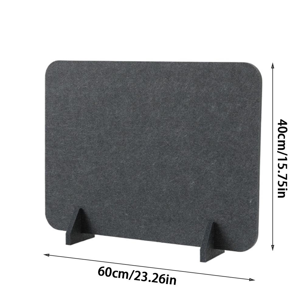40x60cm Desk Screen Felt Baffle Anti-foam Sound-absorbing Partition Board Student Desk Polyester Fiber Isolation Board