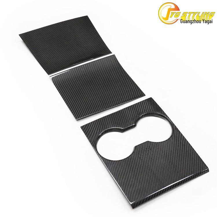 Tesla Model 3 Carbon Fiber Center Console Multimedia Sticker
