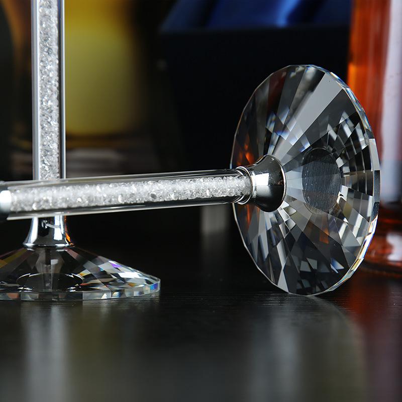 Creative Wedding Wine Glass cup unique Champagne Flutes Crystalline Party Gift Toasting Glass Goblet Crystal Anniversary