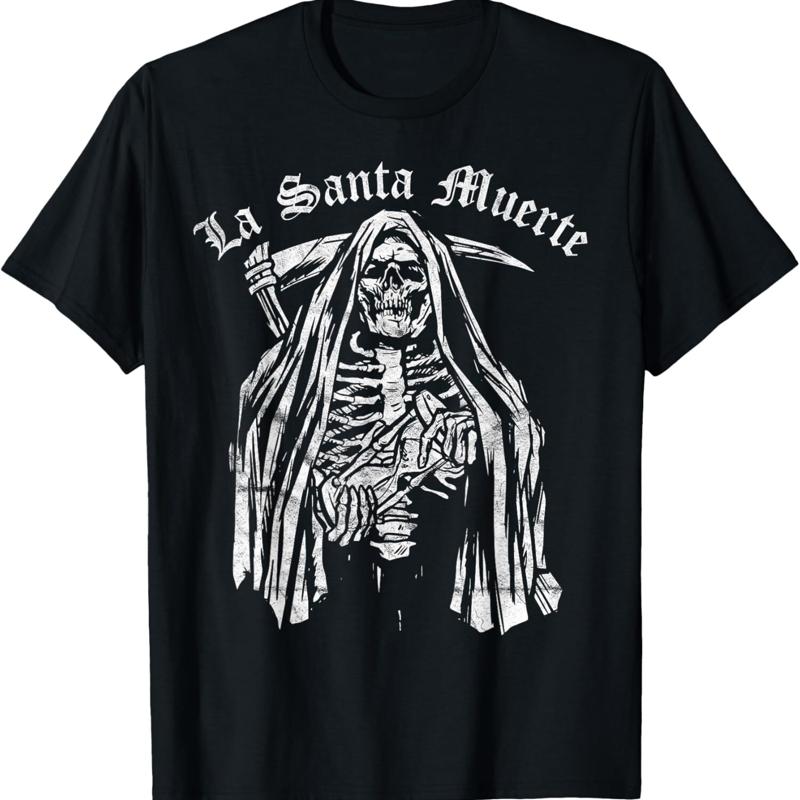 New Limited La Santa Muerte Made In Usa T Shirt S 5Xl