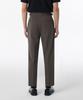 Musinsa Standard Classic Adjust One-Pleat Tapered Slacks [Van Dyke Brown]