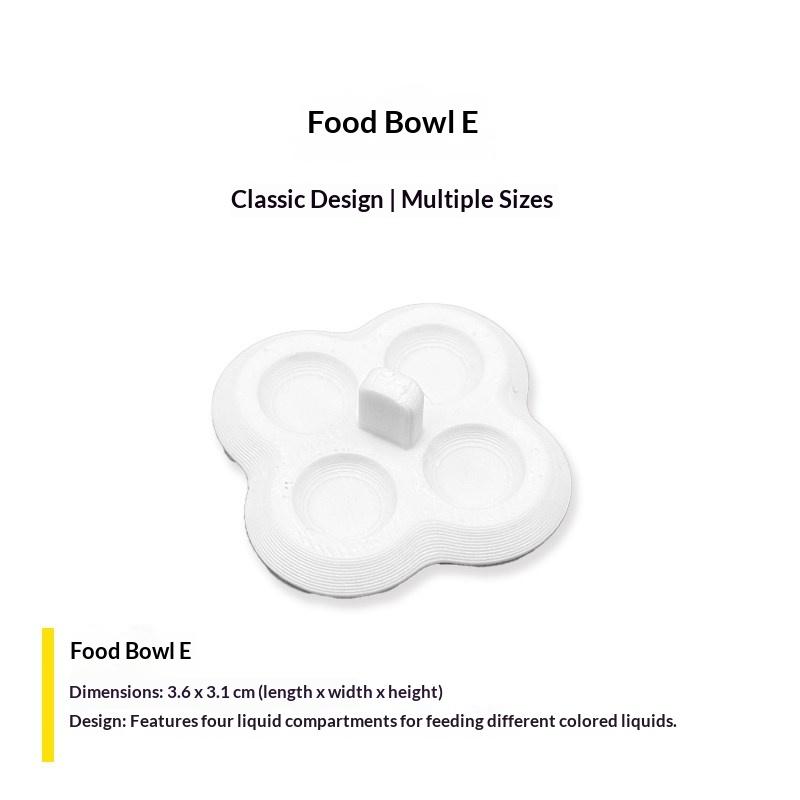 5Pcs Ant Farm 3D Printing Feeding Basin Ant Water Bowl Ant Feeding Container Tool Ant House Food Feeder Ant Nest Accessories
