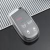 Transparent TPU for Jeep Renegade Compass Grand Cherokee for Chrysler 300C Wrangler Dodge Car Key Cover Case Fob Shell Holder