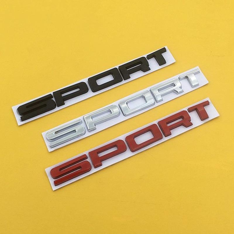Car tail label sport letter sticker, sports three-dimensional metal modification after sticking body decoration car label