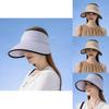 2023 New Sun Hat With Wide Brim And Letter Embroidery For Outdoor Summer Fashion