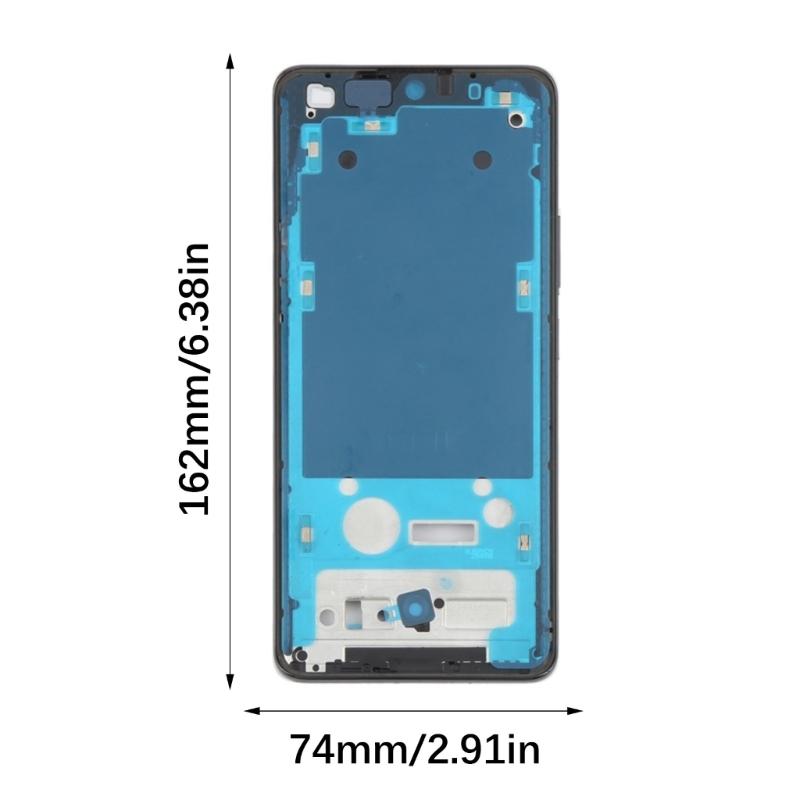 Upgrades Metal Plastic Phone Frame Strong LCD Frame Simple Installation for Note 14 Phone Enhances Screen Protect