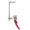 Ratchet Bar Clamp Heavy Duty Quick Grip FClamp NonMarring Pads Track Saw Accessory for Woodworkers,