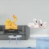 Swan Sculpture Animal Statue Cornucopia Collectible Art Crafts Chinese Year Decor for